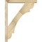 Ekena Millwork Olympic Block Rough Sawn Bracket w/ Offset Brace, Douglas Fir, 4"W x 26"D x 34"H BKT0402X26X34OLY05RDF - alternate 3